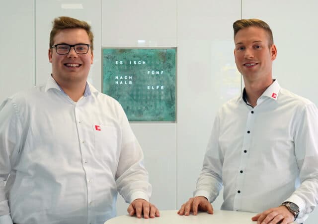 Moritz Ebert und Heiko Seffens vlnr
