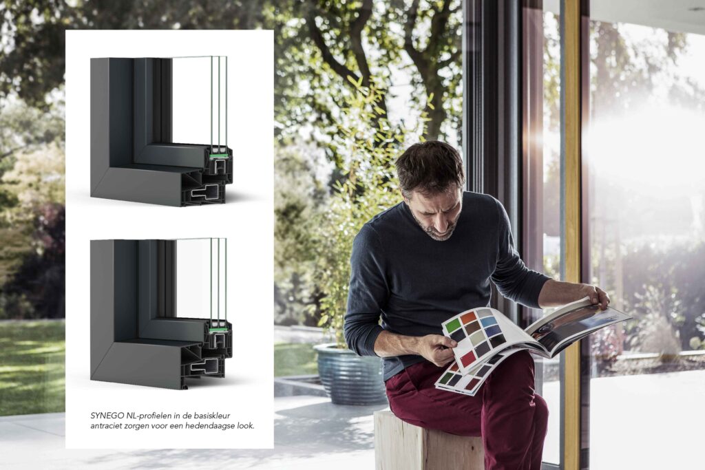 Durable window and door profiles now also in trendy anthracite