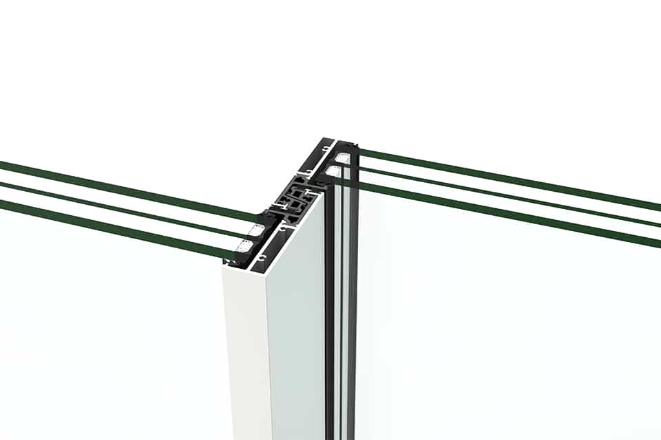 Unendliche Sicht dank 25-mm-Verriegelung 1