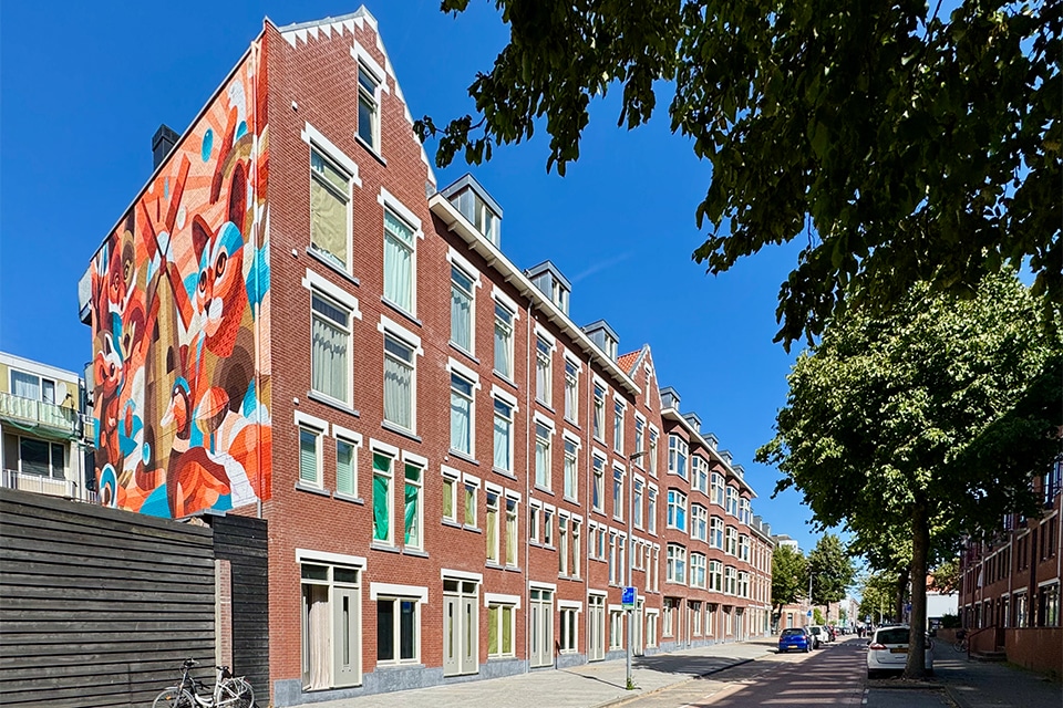 Schans II Rotterdam Delfshaven. Hernieuwbouw in hout 1