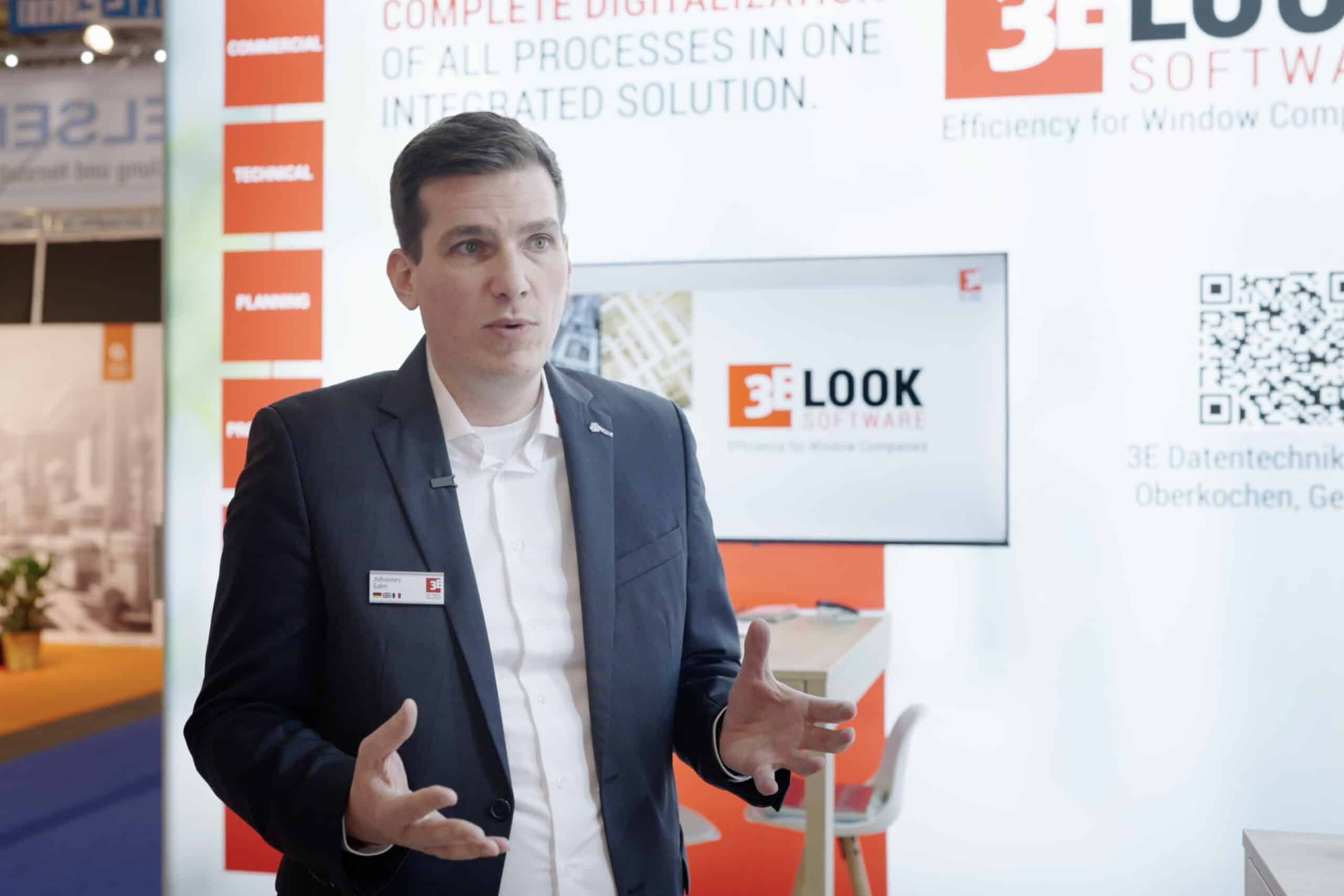 3E Datentechnik presenteert innovatieve softwareoplossingen voor de raamindustrie op Polyclose 2