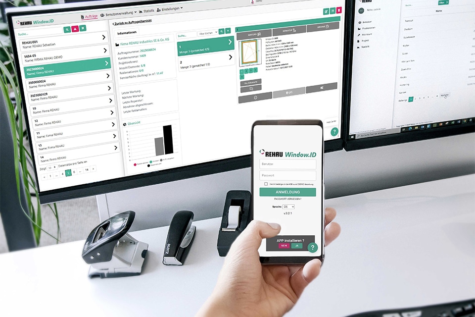 Globale oplossing compatibel met circa 20 raambouwsoftwaresystemen 3