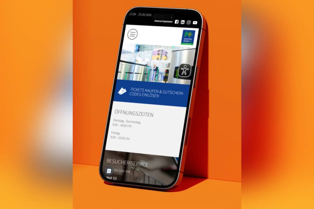 Sicherheit Essen 2026: Ticketshop geöffnet 1
