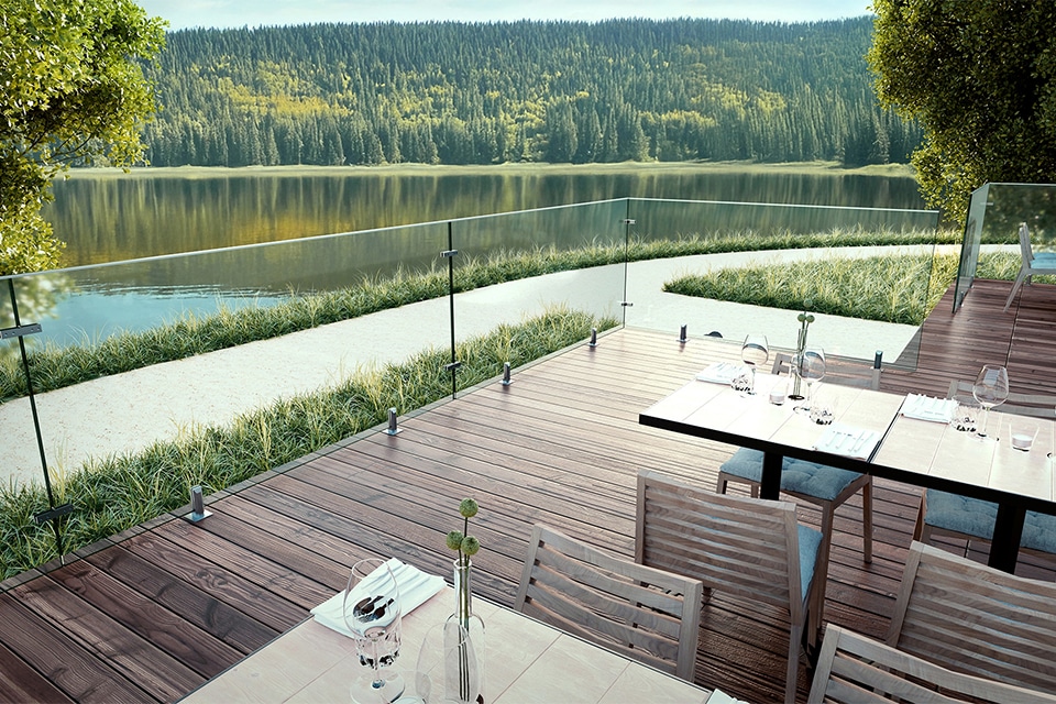 Nieuwe balusters, vloerglasklemmen en punthouders 4