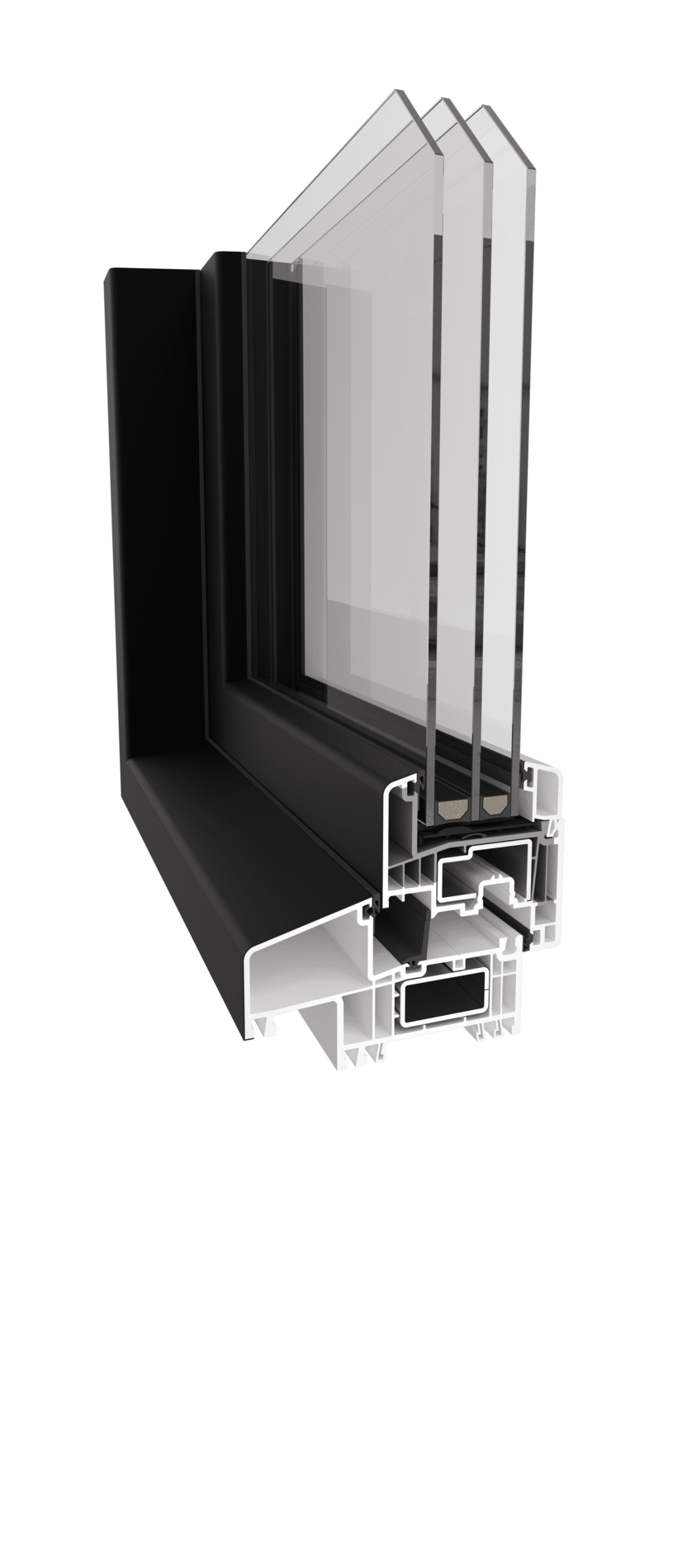 Fenstersystem überzeugt: schlankes Design, hohe Leistungsfähigkeit für Hochhäuser sowie Optimierung für die Fertighausbauweise 2